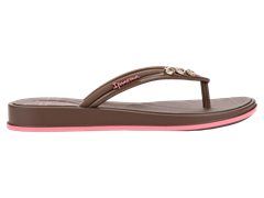 Sandalia Ipanema Shine Pin Fem Adulto Marrom/Rosa