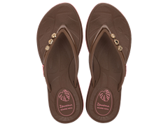 Sandalia Ipanema Shine Pin Fem Adulto Marrom/Rosa