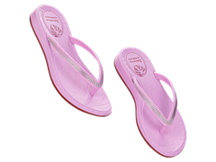 Sandalia Ipanema Shine Fem Adulto Rosa Boreal/Vermelho