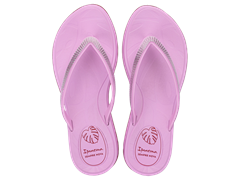 Sandalia Ipanema Shine Fem Adulto Rosa Boreal/Vermelho