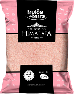 Sal Rosa Do Himalaia Frutos Da Terra Refinado 500g
