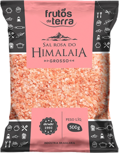 Sal Rosa Do Himalaia Frutos Da Terra Grosso 500g
