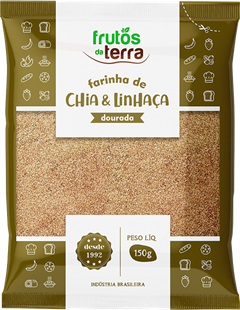 Farinha De Chia E Linhaca Frutos Da Terra 150g