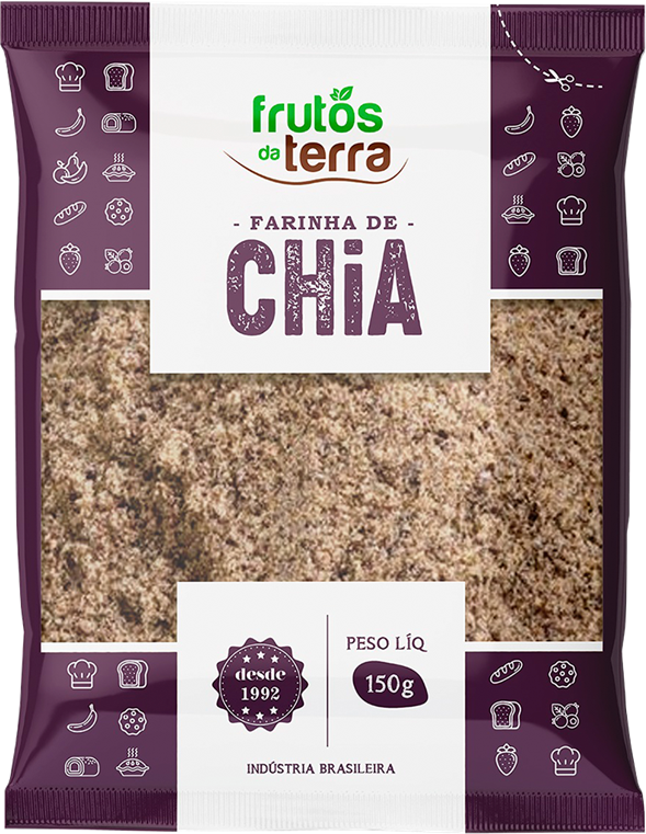 Farinha De Chia Frutos Da Terra 150g