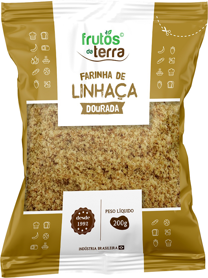 Farinha De Linhaca Dourada Frutos Da Terra 200g
