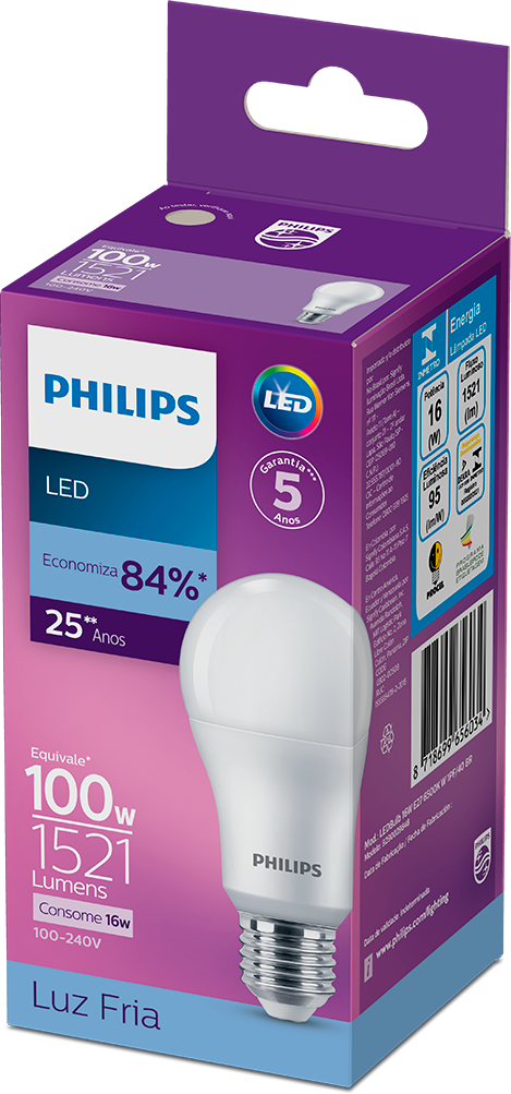 Lampada Philips Led 16w Bivolt