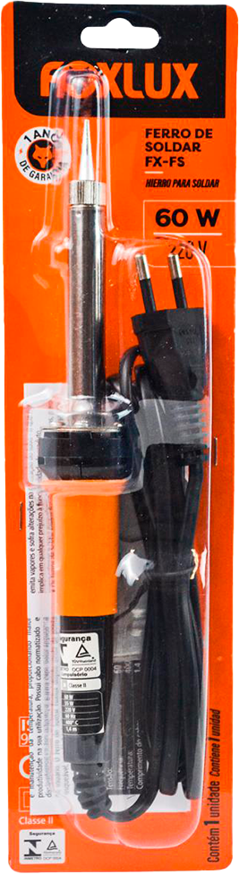 Ferro De Soldar Foxlux Fx-Fs 60w 220v