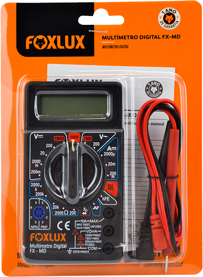 Multimetro Digital Foxlux