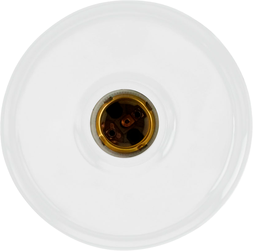 Soquete Plafon Foxlux Branco E-27 100w