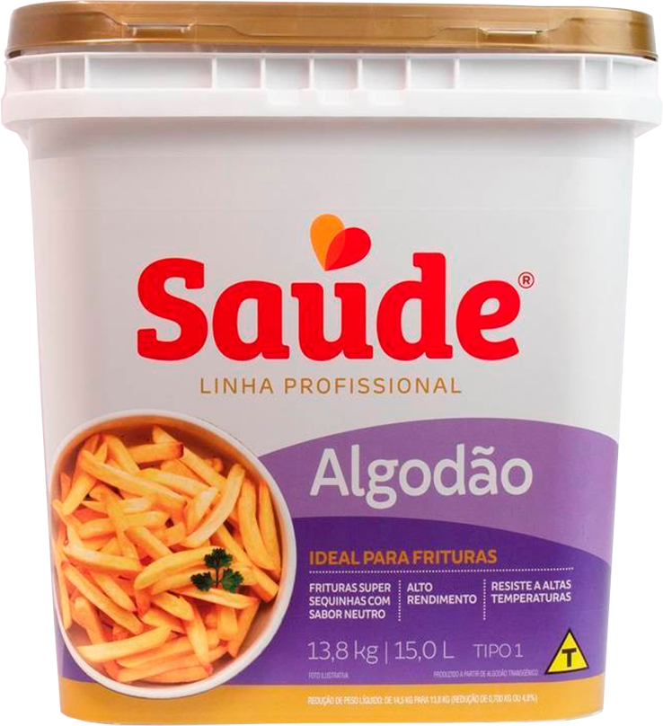 Oleo De Algodao Saude 13,8kg