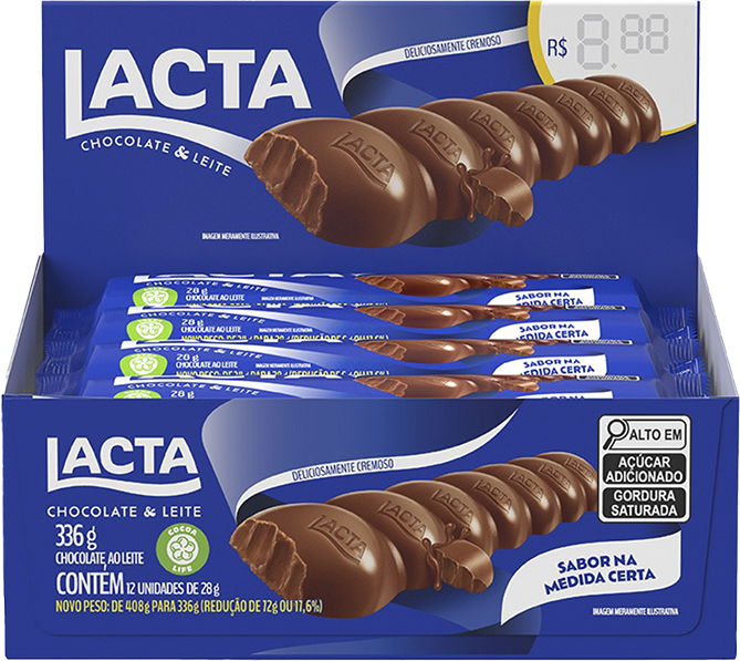 Chocolate Lacta Ao Leite 28g