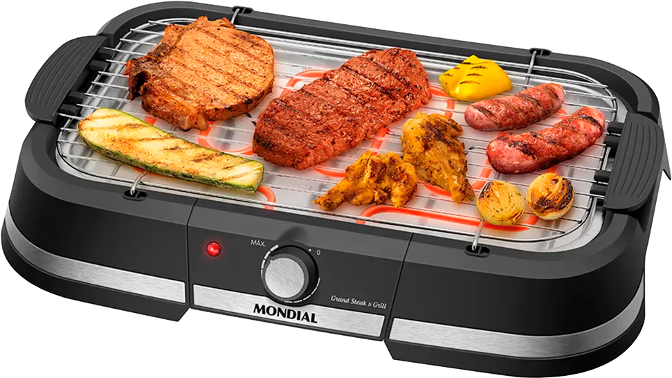 Churrasqueira Mondial Preta 220v 2000w