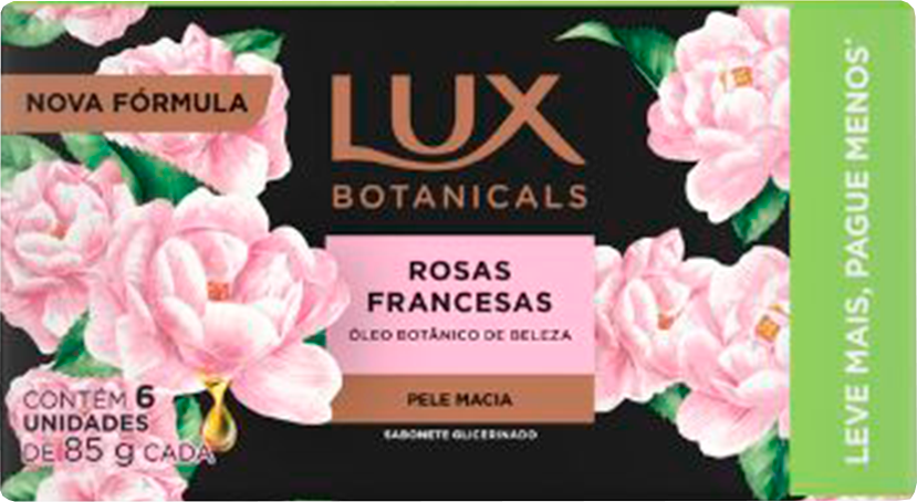 Sabonete Lux Botanicals Rosas Francesas Lv+ Pg- 85gr