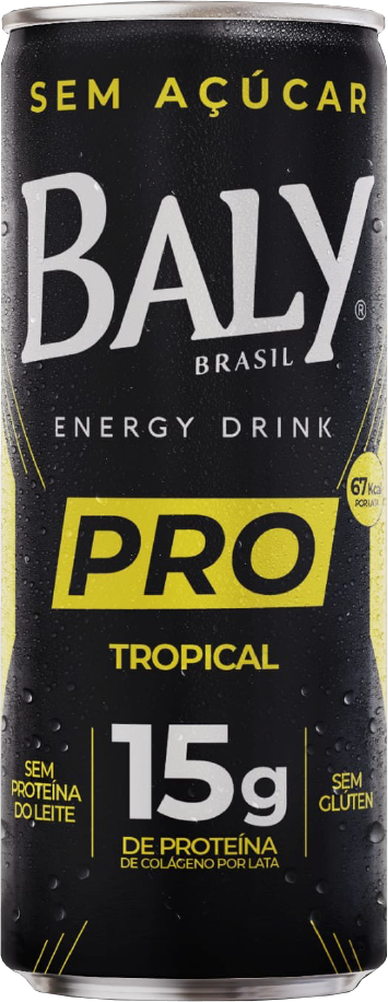 Energetico Baly Tropical Pro Zero Acucar 250ml