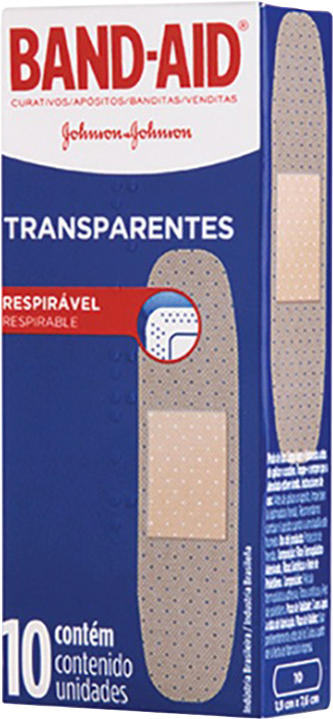 Curativo Band-Aid Transparente 10un
