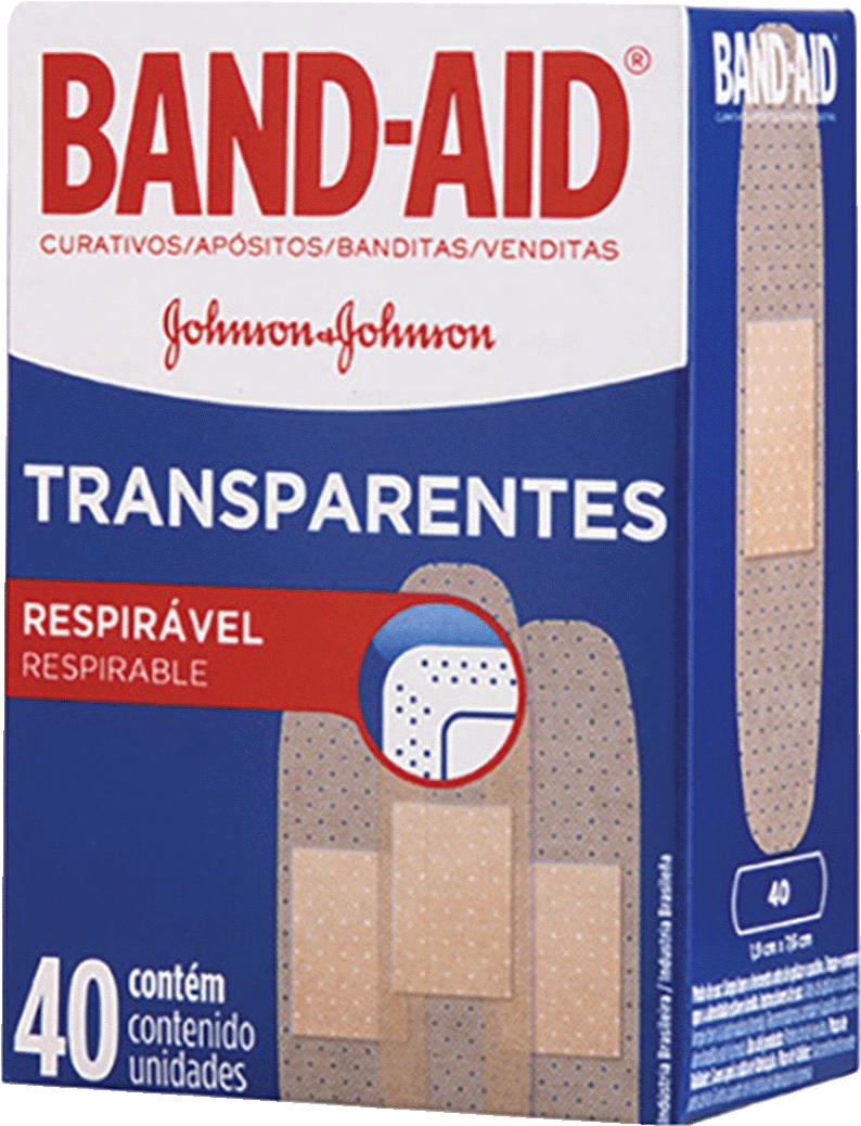 Curativo Band-Aid Transparente 40un