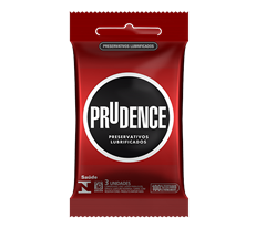 Preservativo Prudence Lubrificado Tradicional 3un