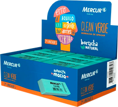 Borracha Mercur Clean Verde