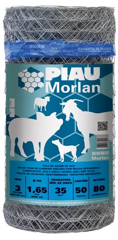 Tela Mangueiro F-16 Morlan 0,80x50m