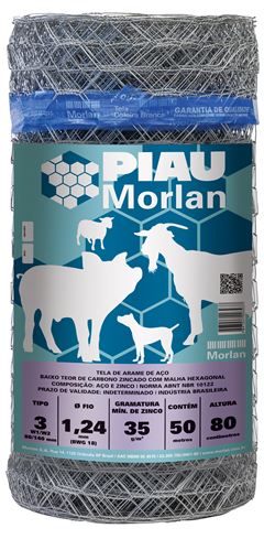 Tela Mangueiro F-18 Morlan 0,80x50m