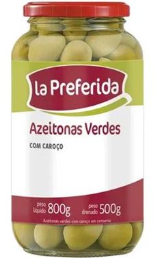Azeitona Verde La Preferida 500g