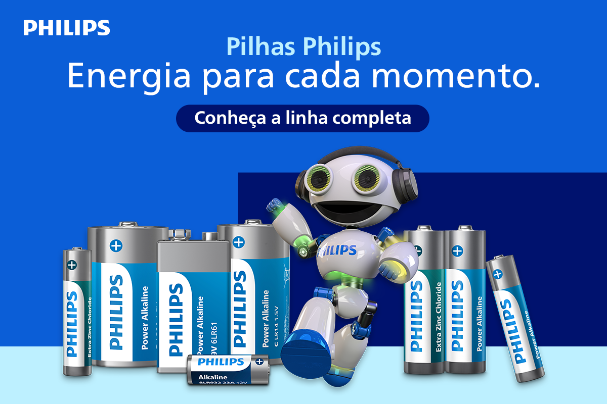 philips pilhas