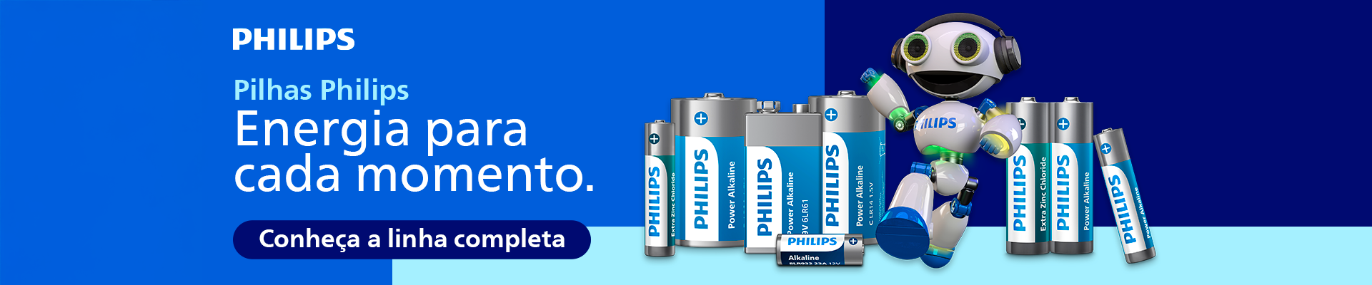 philips pilhas